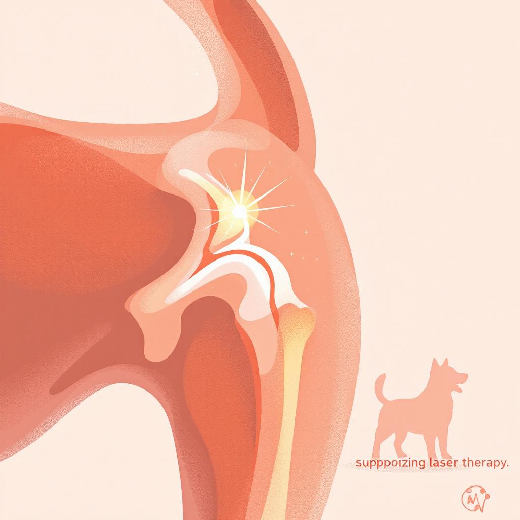 Laser therapy for hip dysplasia in dogs and mobility support
