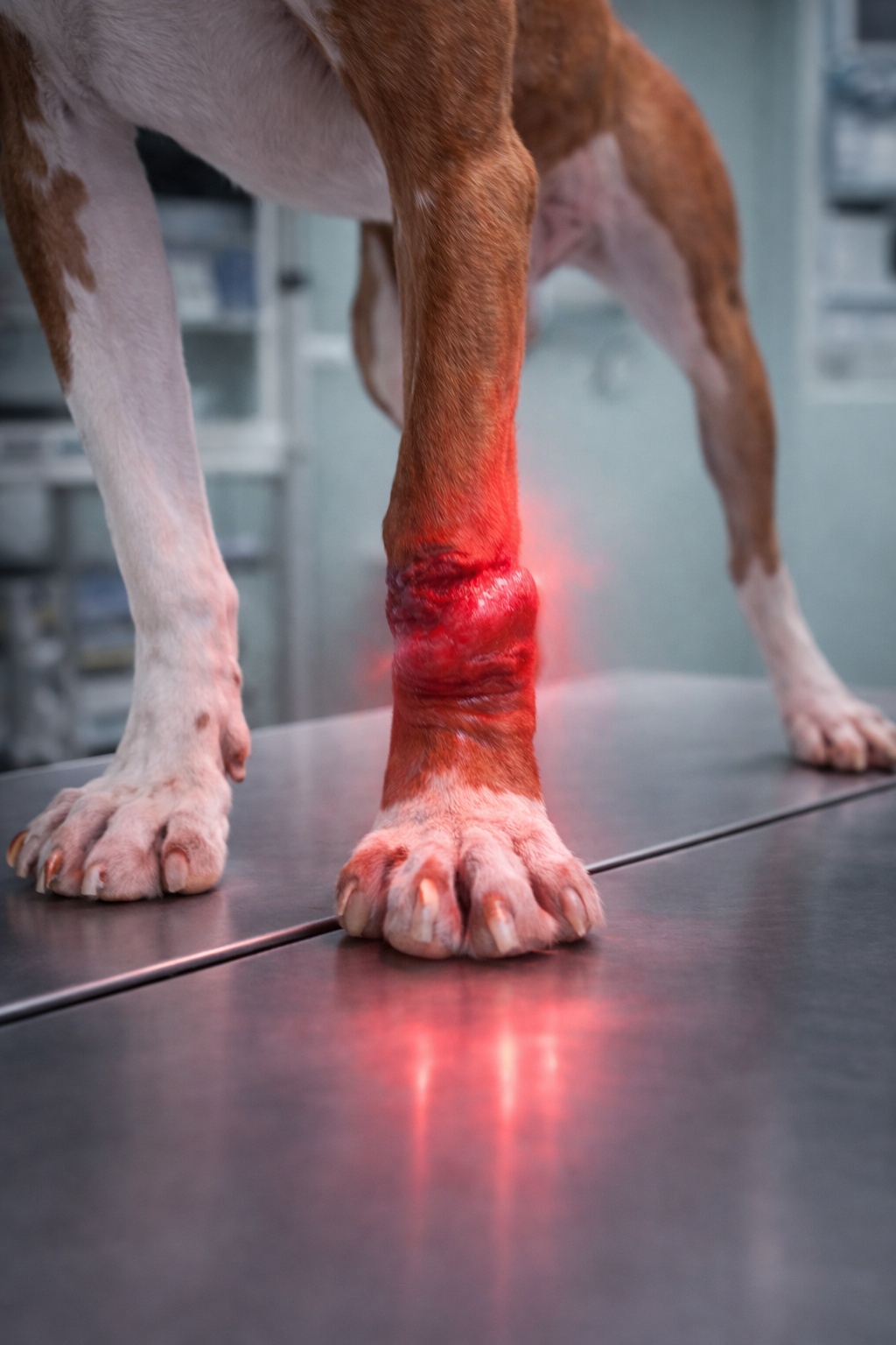 Laser therapy for dog muscle injuries and mobility support
