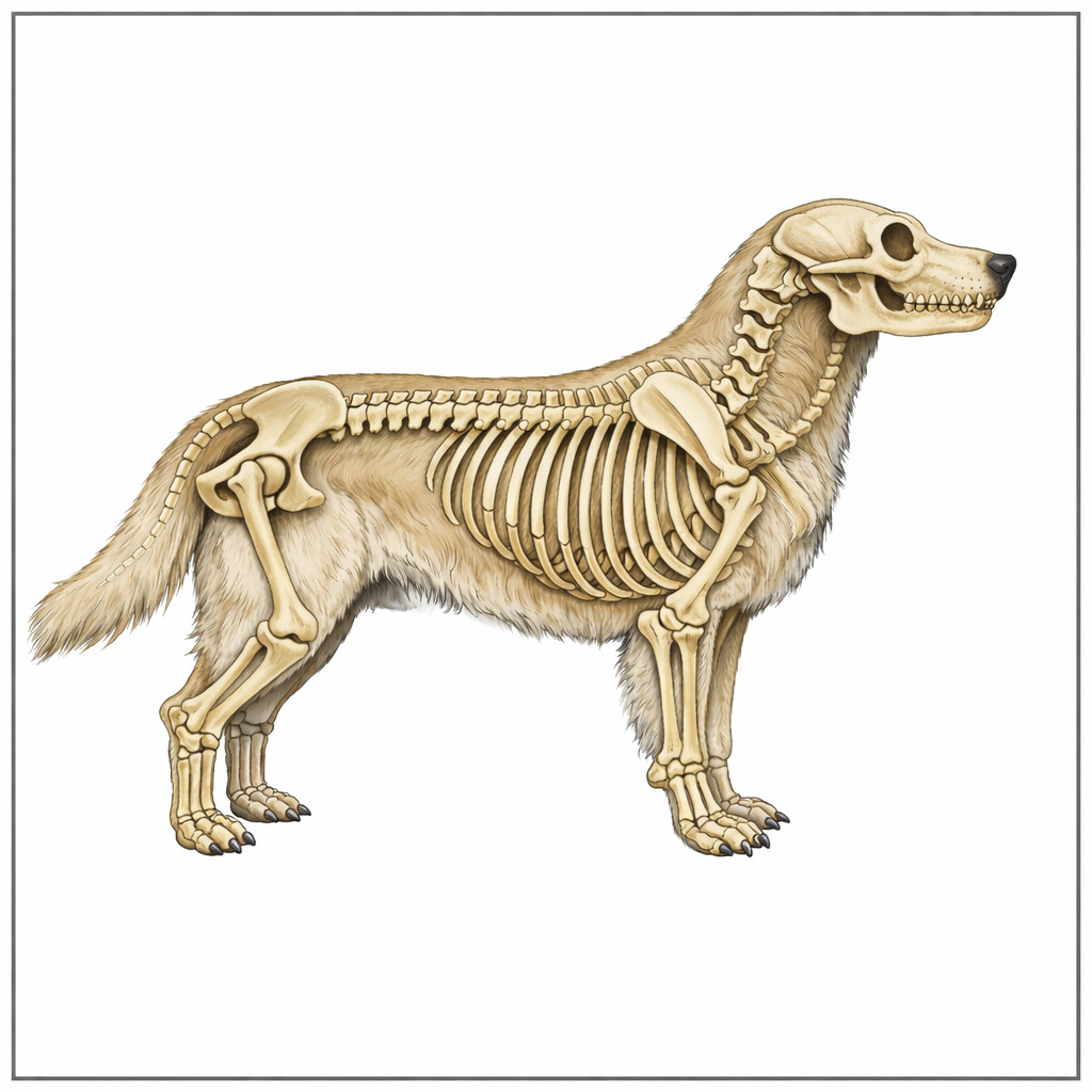 Cold laser therapy device used around a dog's hip area