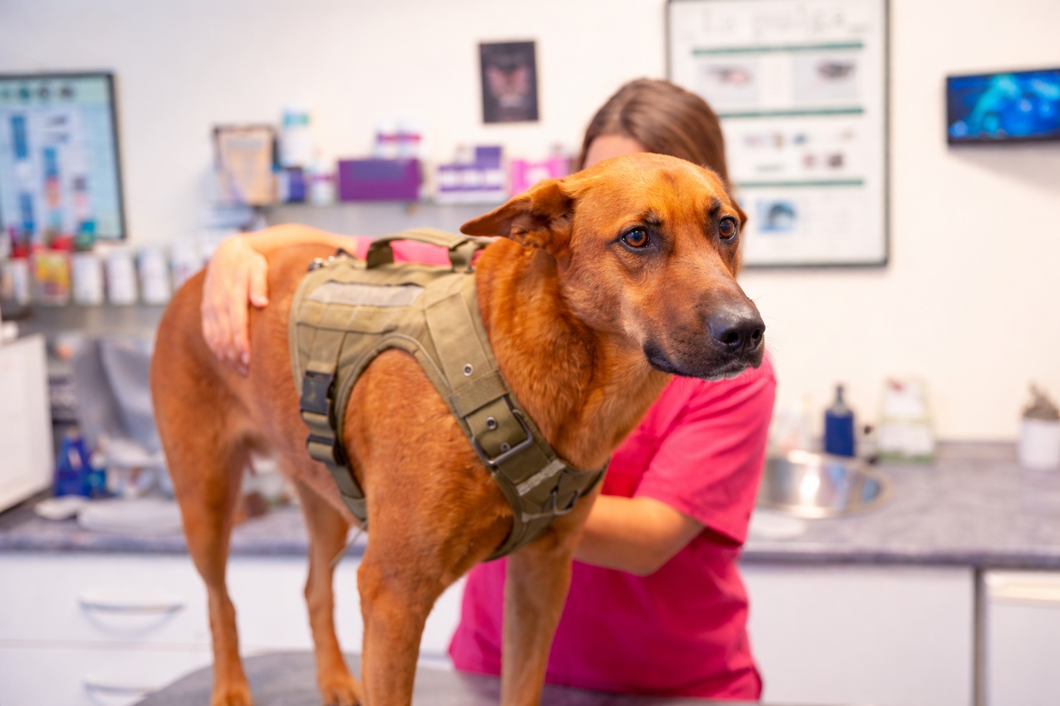 Laser therapy treatment for dog skin recovery and wound support